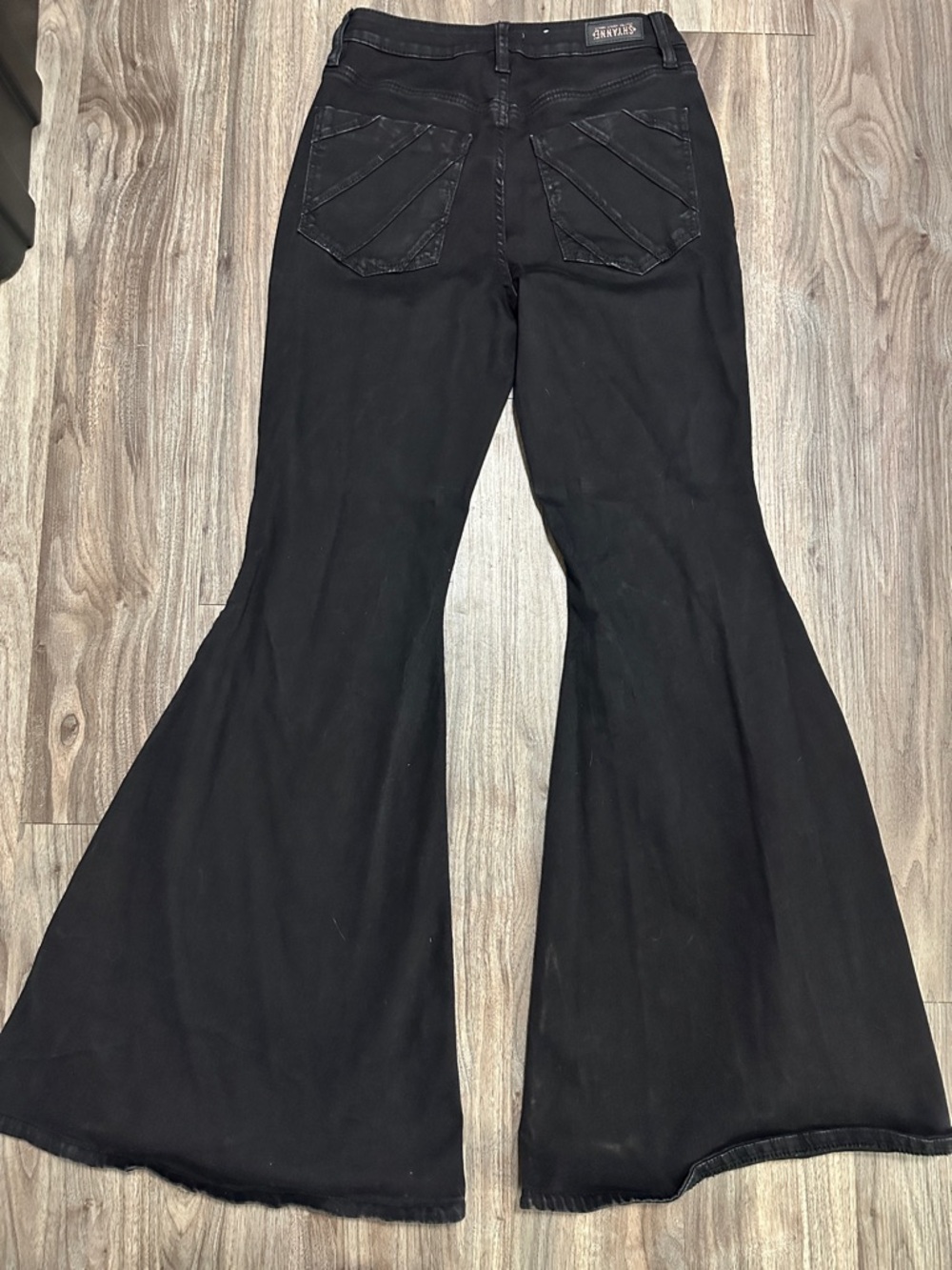 Shyanne Black High-Rise Flare Jeans - Picture 8 of 9